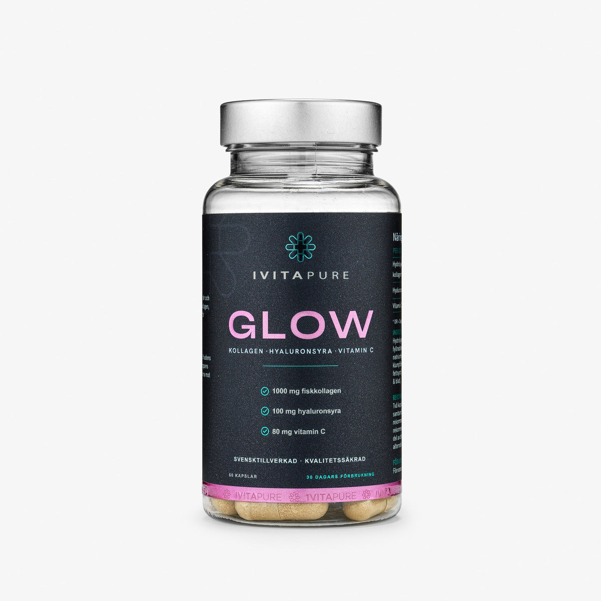 Ivitapure Glow, burken framifrån