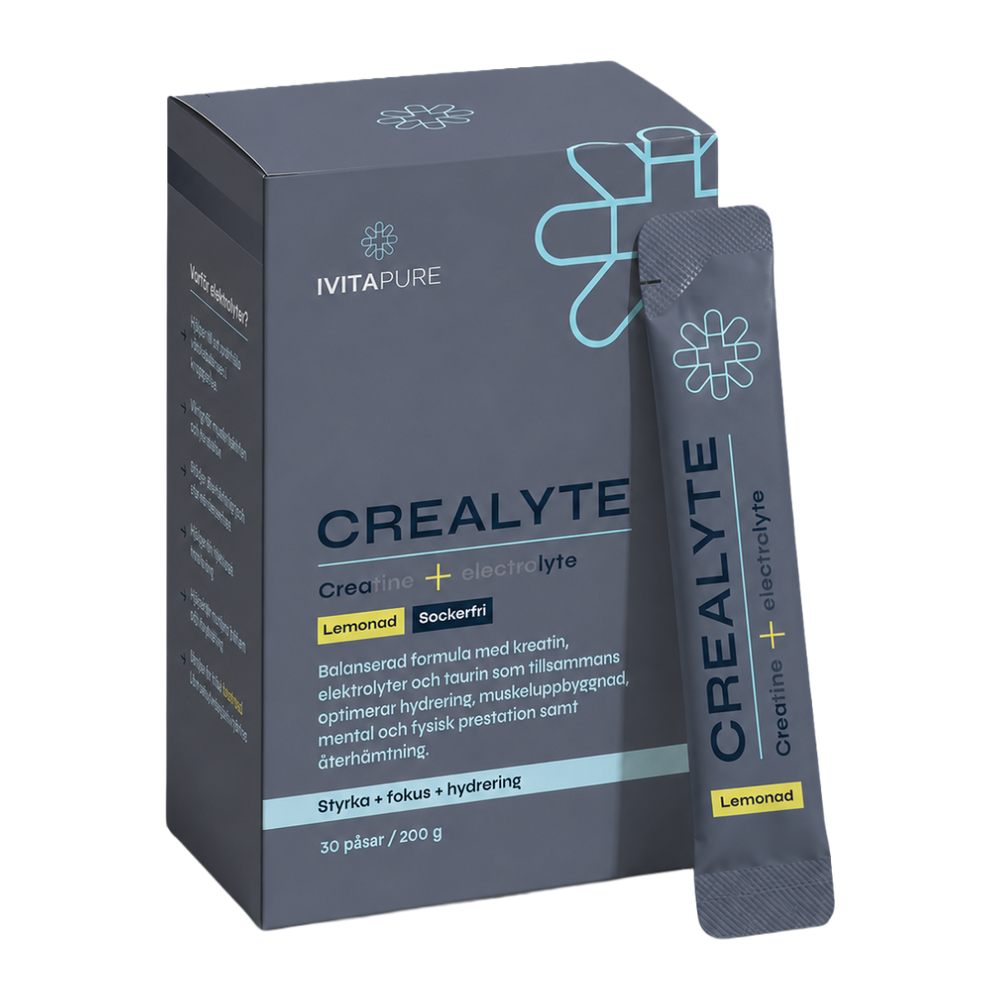 Crealyte – kreatin och elektrolyter i stickpack