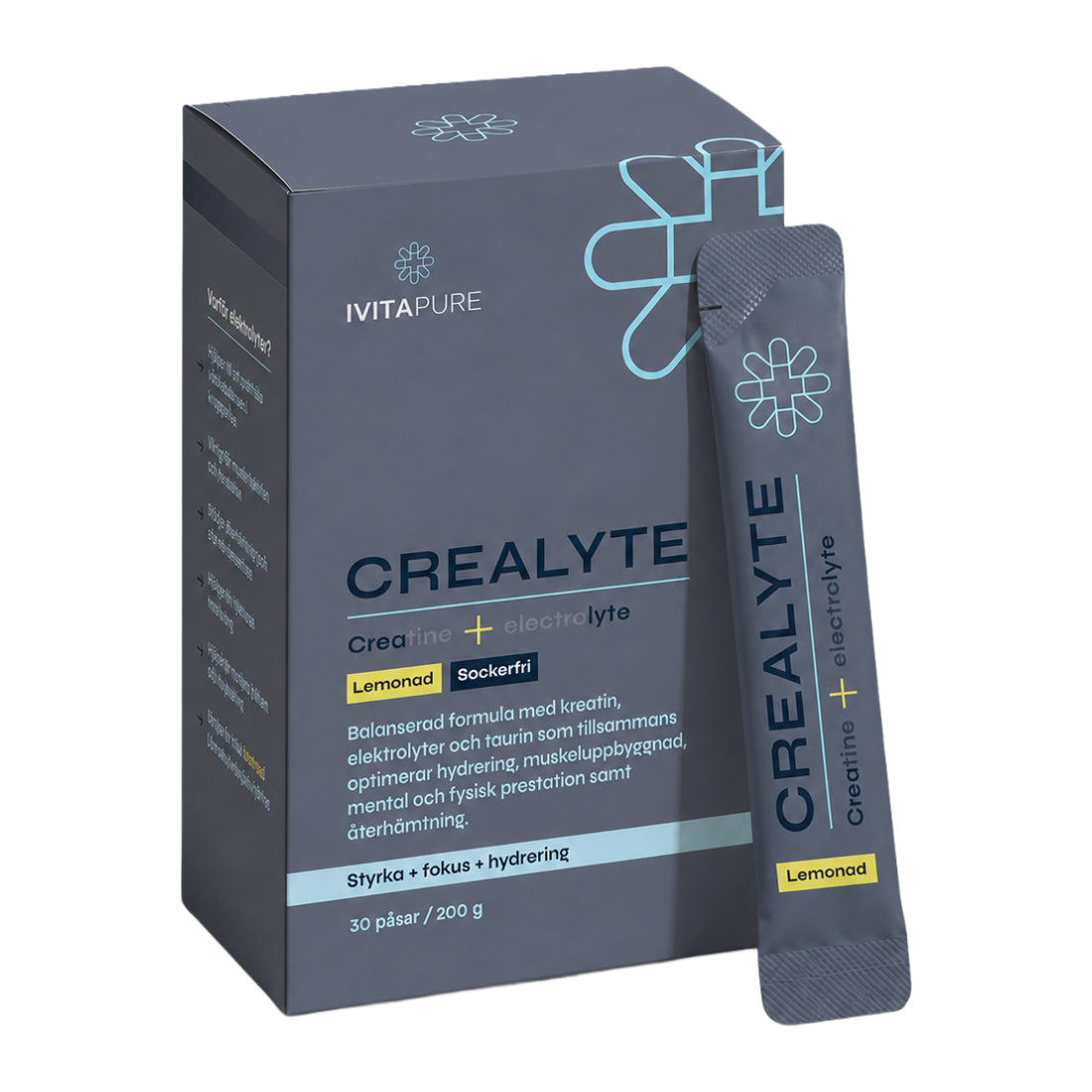 Crealyte – kreatin och elektrolyter i stickpack