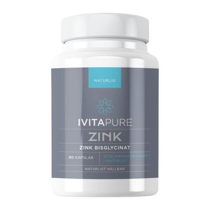 Ivitapure Zink – transparent produktbild