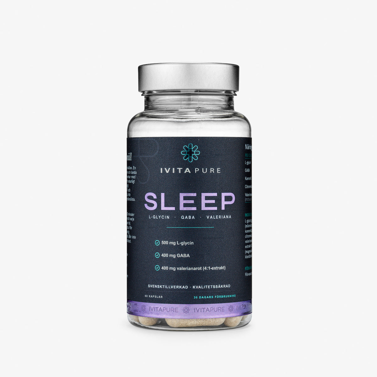 Ivitapure Sleep, klar burk med silverlock